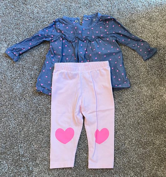 Seller 10- Just One You girls 6 month outfit