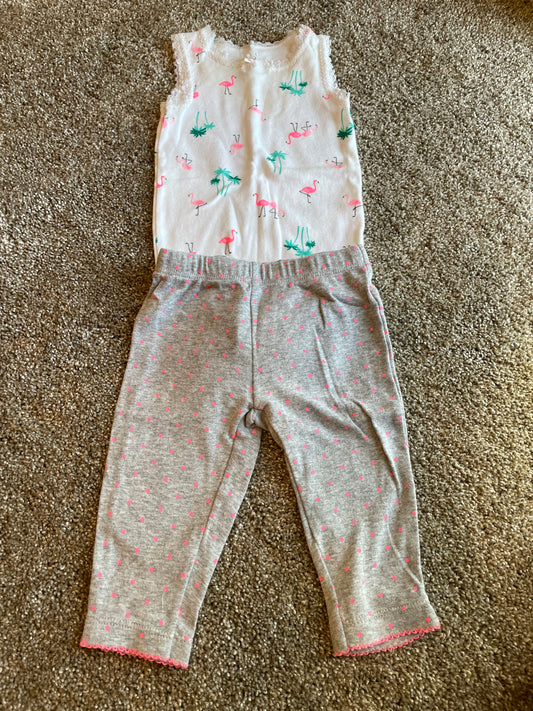 Carter girl 6 month outfit