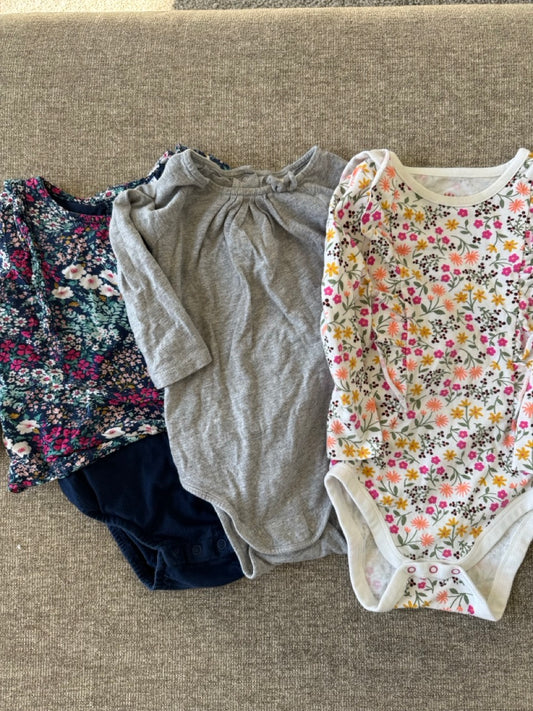 Seller #114 Girls 18 month onesie Carters, Baby B’Gosh and Cat and Jack