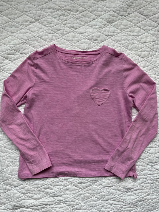 Seller #113 Girls Crewcuts Pink Long Sleeve T-Shirt Size L 10/11