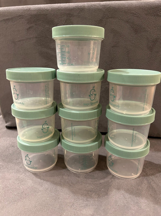 Seller 128 - Sage Spoonfuls Baby Food Containers