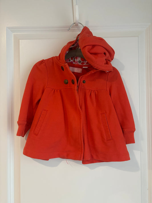 #98B - 6-12 Mo - Coral Fall Jacket