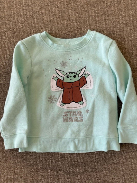 Seller #114 Jumping Bean Star Wars Grogu sweatshirt girls size 3T