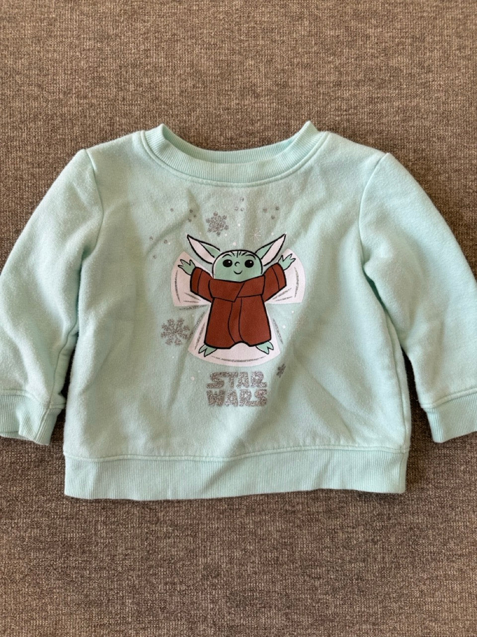 Seller #114 Jumping Bean Star Wars Grogu sweatshirt girls size 18 months