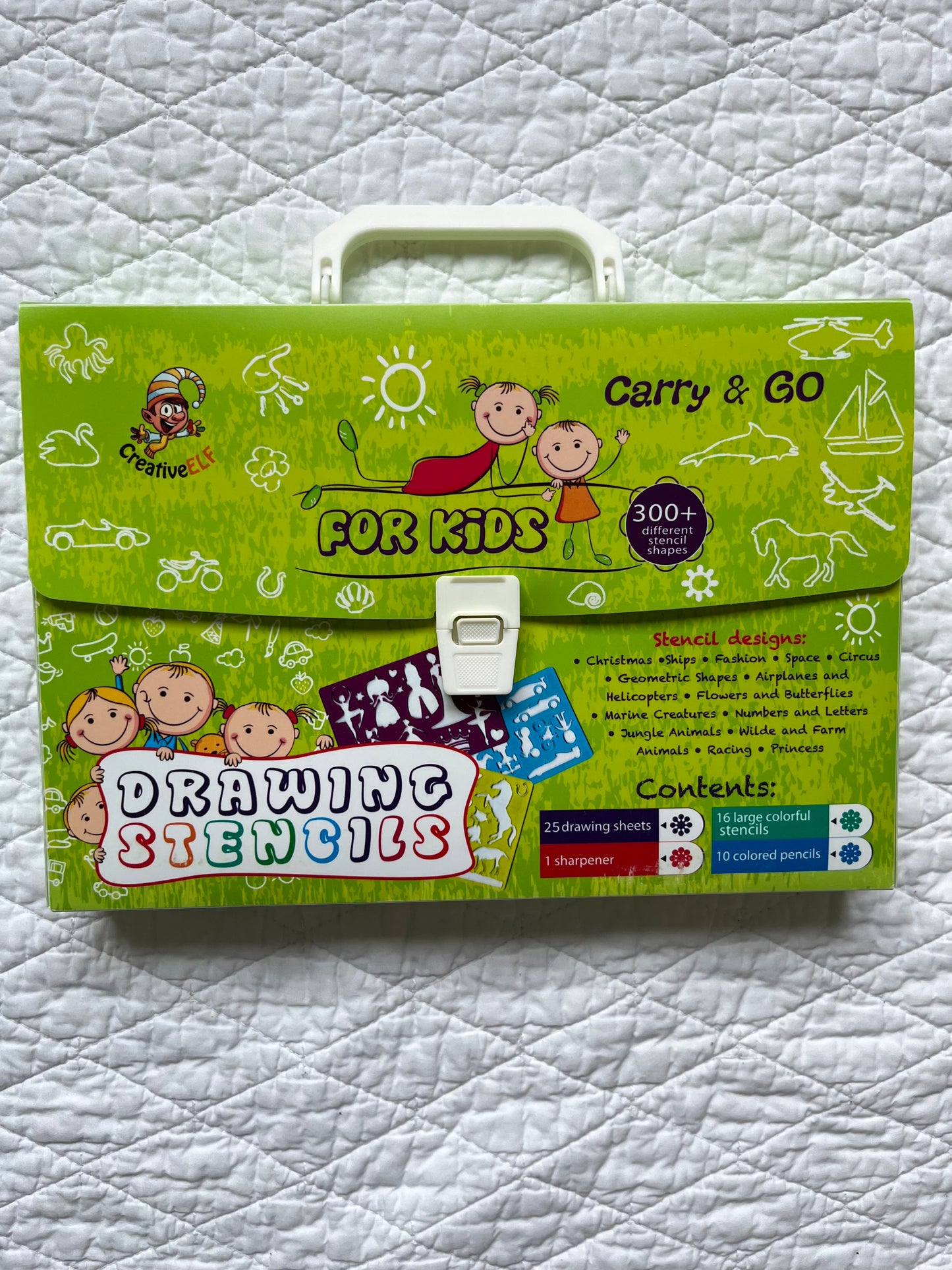 Seller #113 Creative Elf Carry & Go Drawing Stencils Set