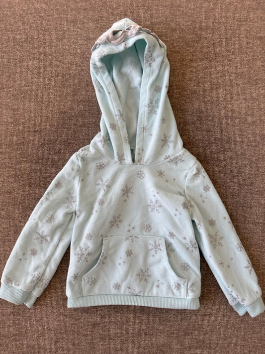 Seller #114 Carters light blue hooded snowflake fleece girls size 24 months