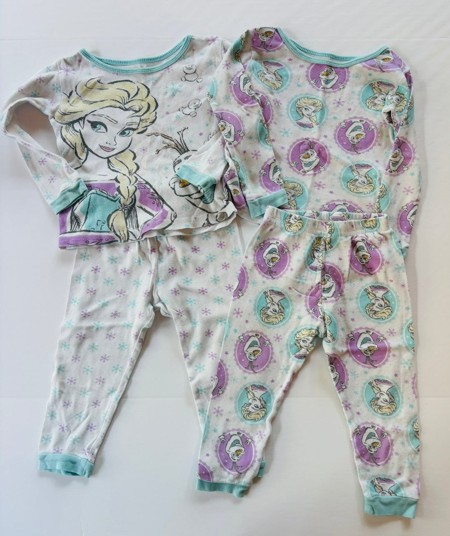 #101 Disney Frozen Pajama Bundle Girls Size 2T