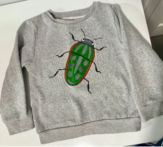 #155 Bug Sweatshirt size 5T