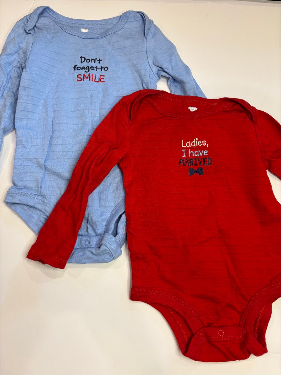 #86A boys 12-18mo koala baby onesies