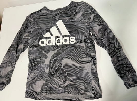 #155 Adidas athletic long sleeve shirt, Size 6