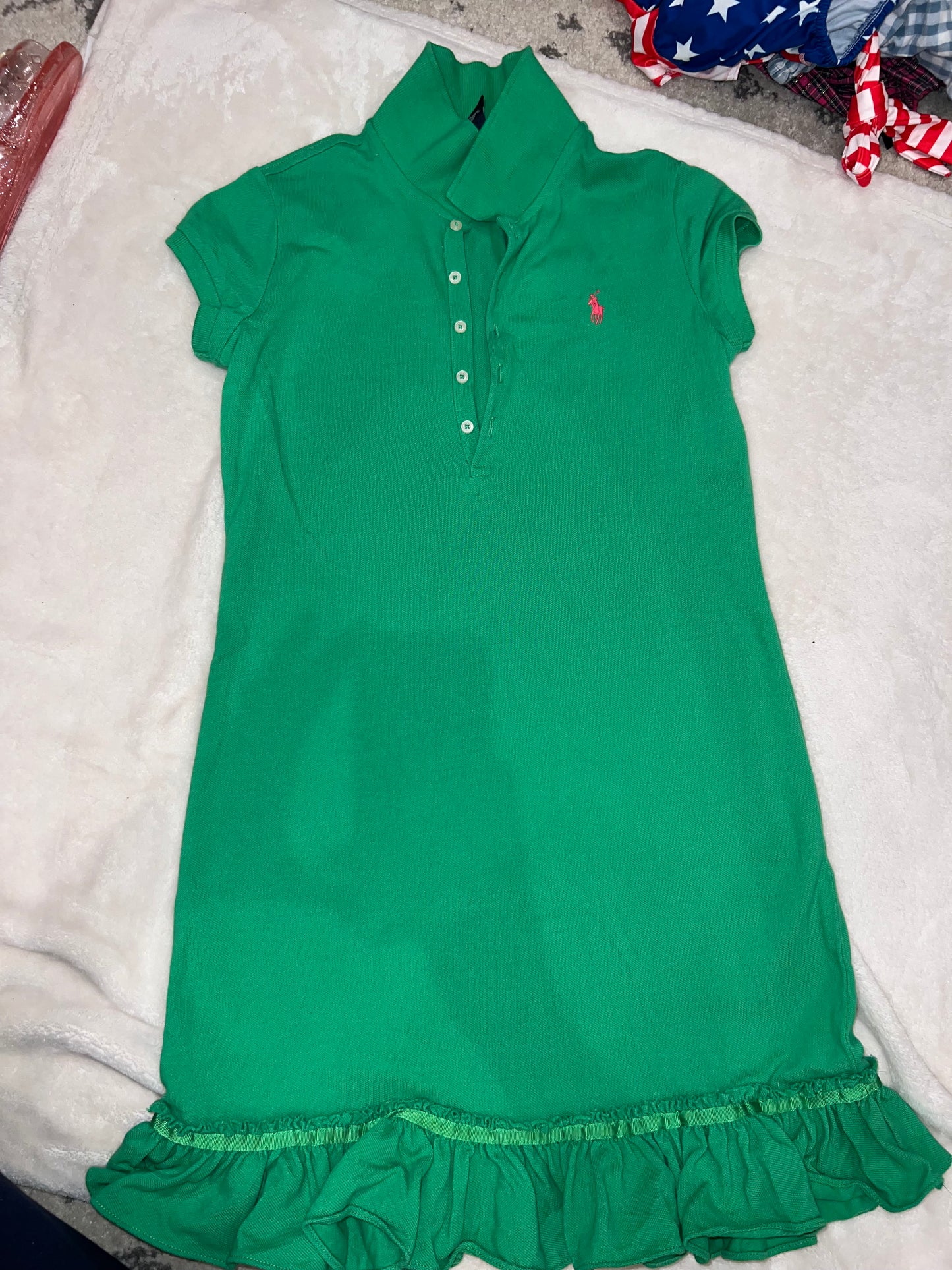 Girls Large (12/14) Polo Dress, masters golf, st patricks day