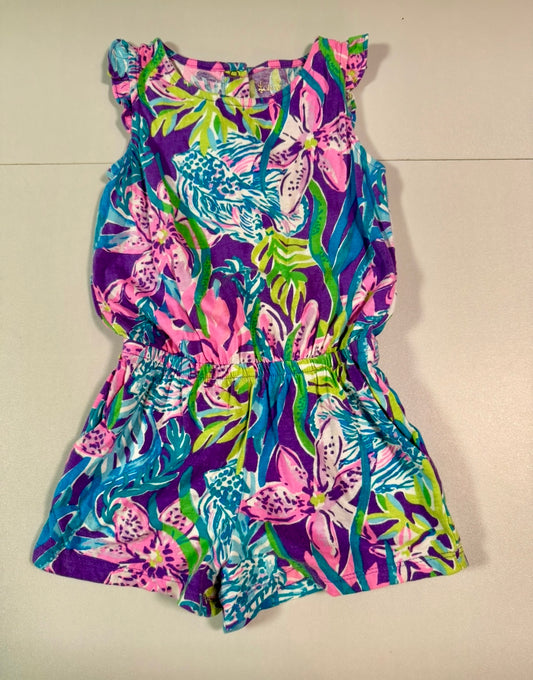 #155 Lilly Pulitzer romper, size 2-3
