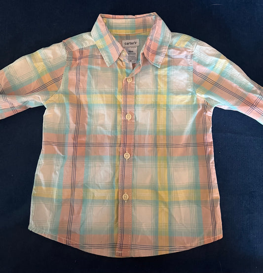 Carters Button Down - 18 months