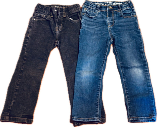 SALE $4 Seller #72 Boys Jean Bundle Size 4, adjustable waist $5