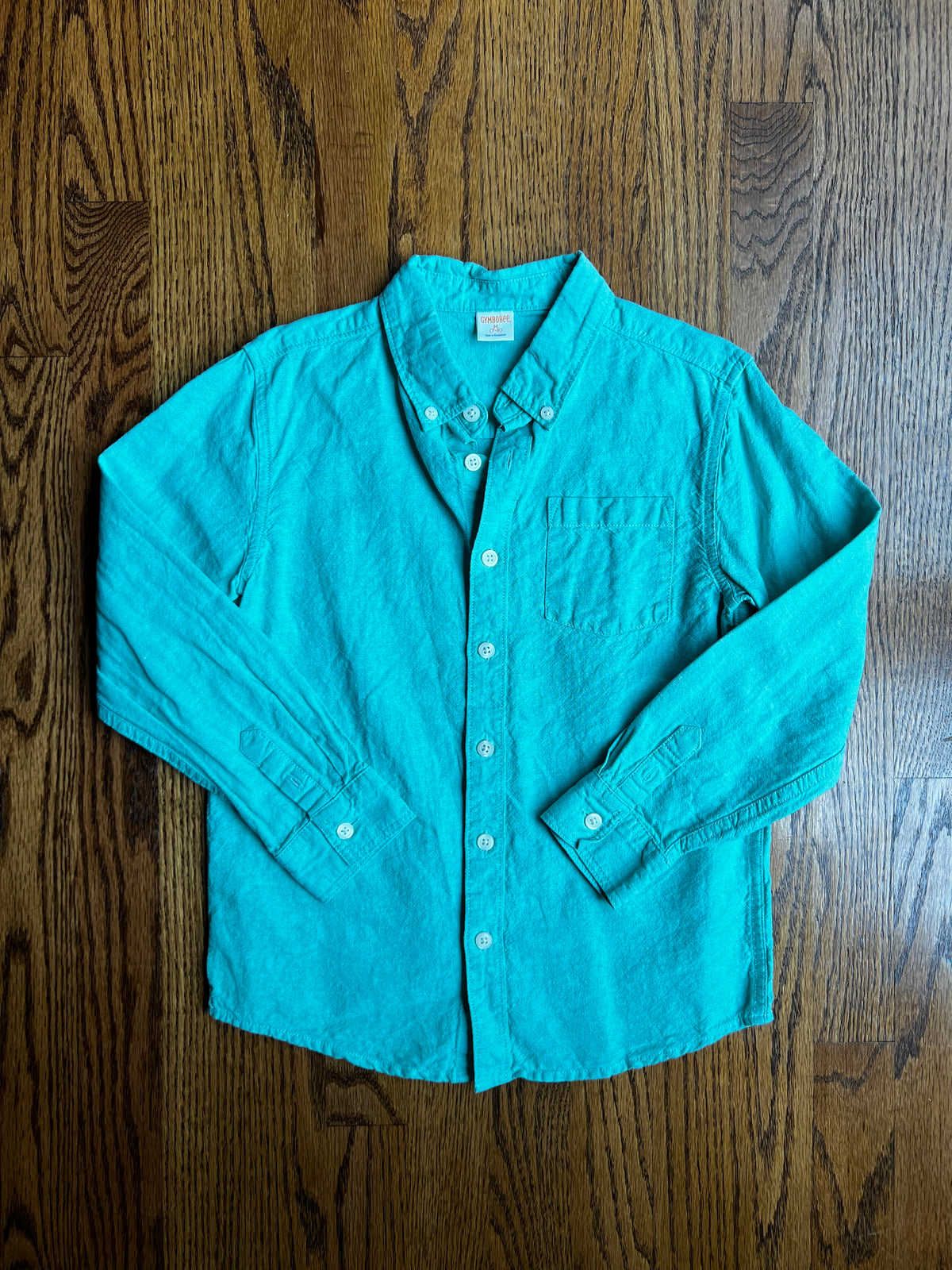 Seller #115 - Gymboree Boys M (7-8) Teal Button-Down Shirt, EUC