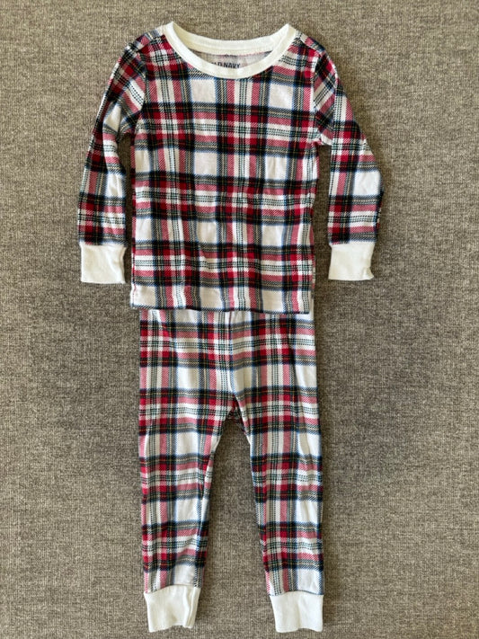Seller #114 Old Navy holiday pajamas 2 piece plaid size 18-24 months