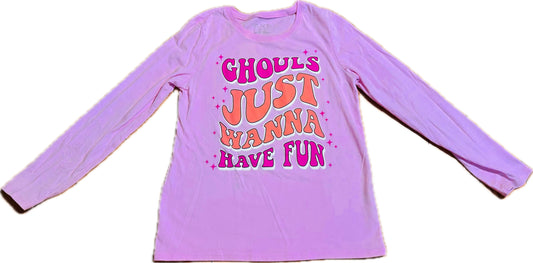 Seller #72 Halloween long sleeve - size 7/8 $3