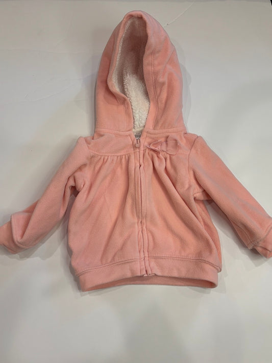 #86A girls 9 mo carters jacket, pink