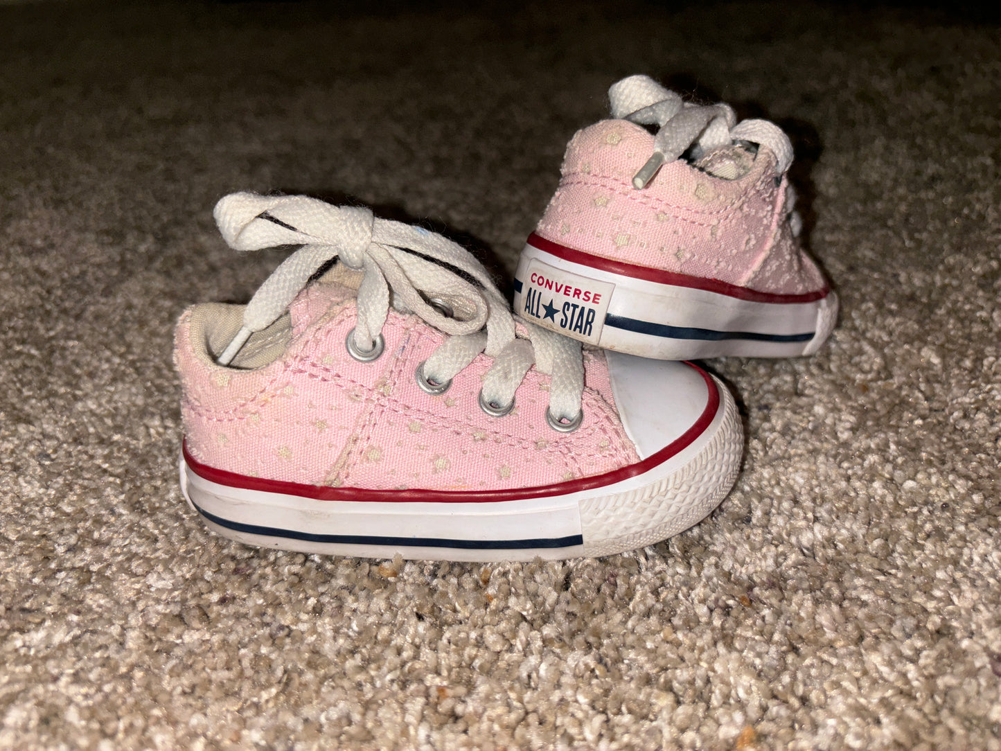 Converse All Star Pink Girl Toddler 4 Sneaker