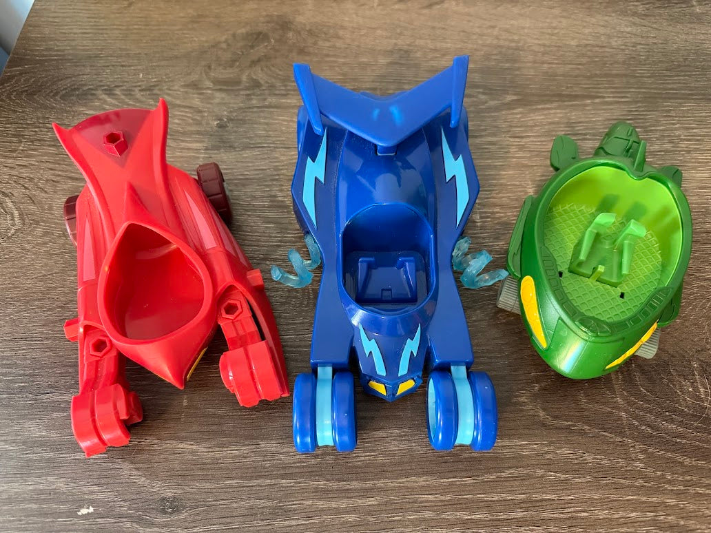 #9 PJ Masks Hero Vehicles (Owl Glider, Cat-Car, Gekko-Mobile)