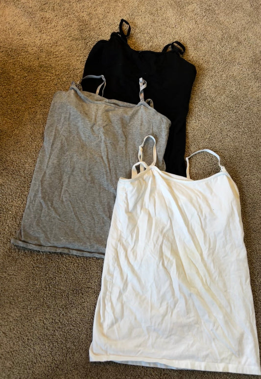 #35 Nursing Cami 3 pack M