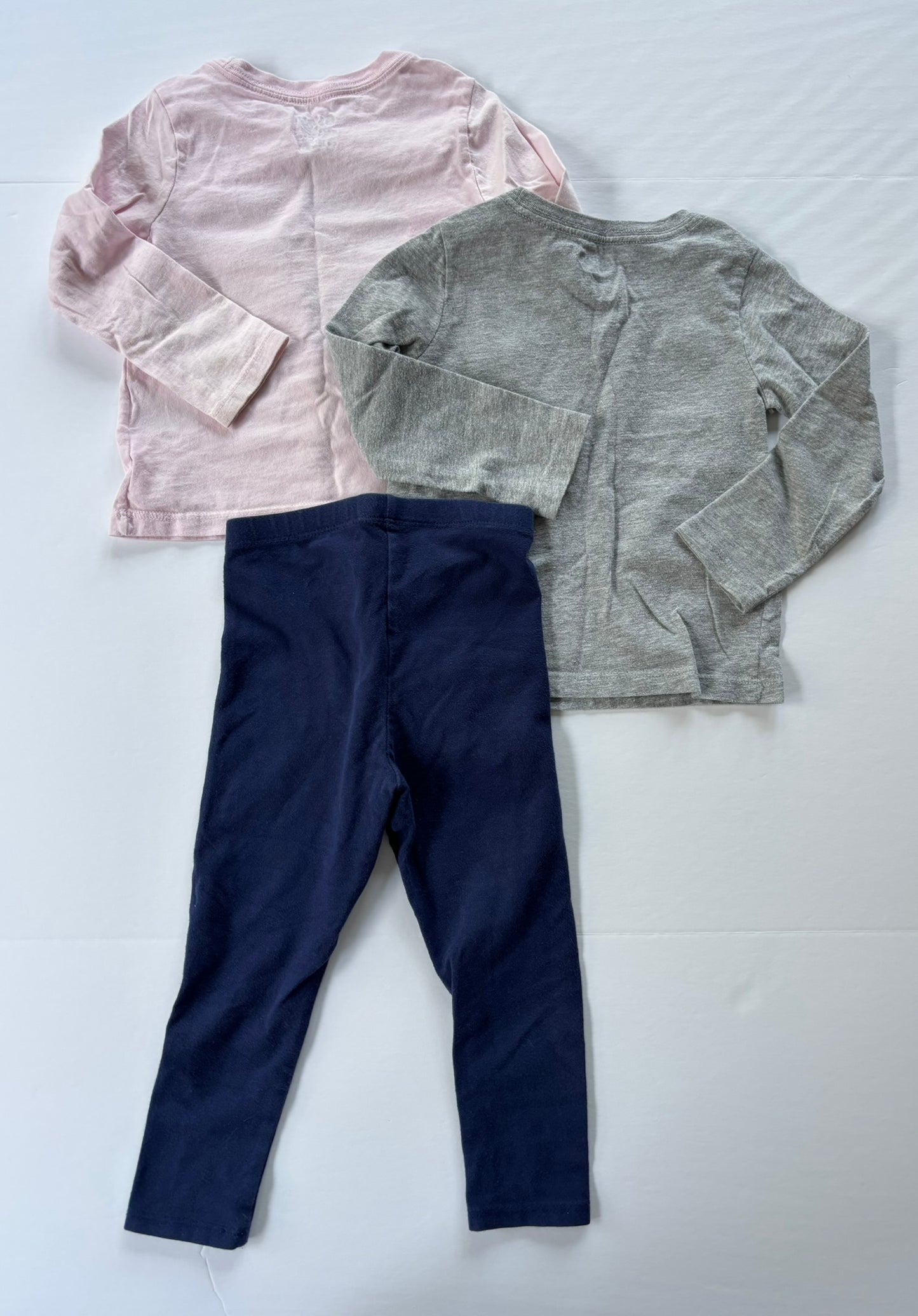 #101 Bluey Long Sleeve Shirts Cat & Jack Leggings Bundle Girls Size 2T