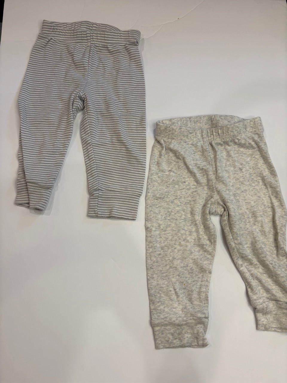 #86A 12mo neutral grey pants, carters