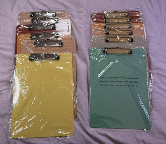 #103 12 Low Profile Clipboards