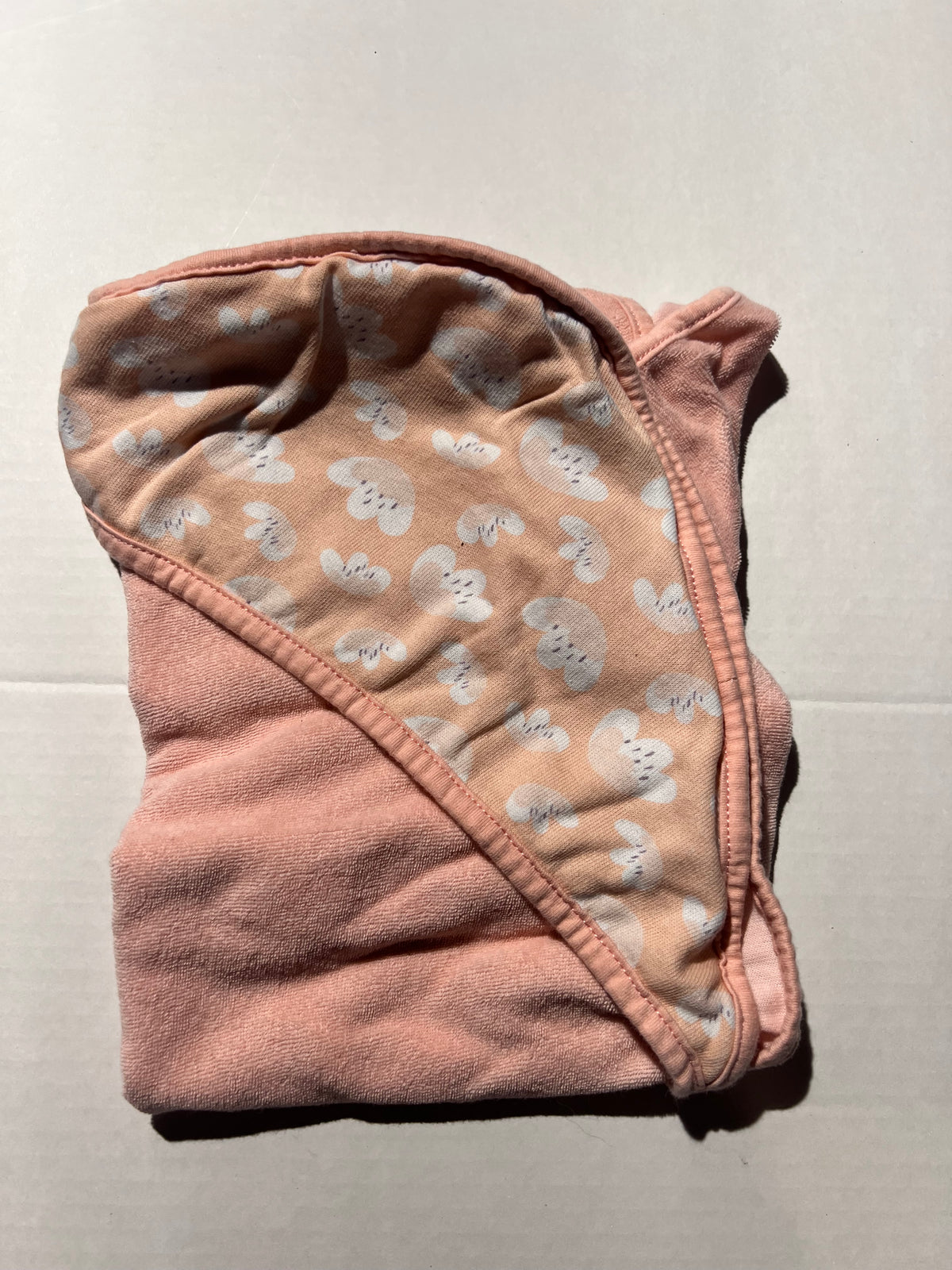 #95 Pink Hooded Towel
