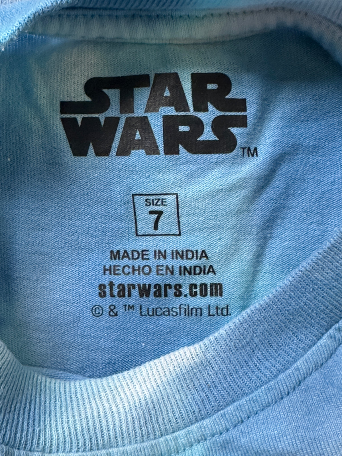 #163 Star Wars Grogu Shirt - size 7 - EUC