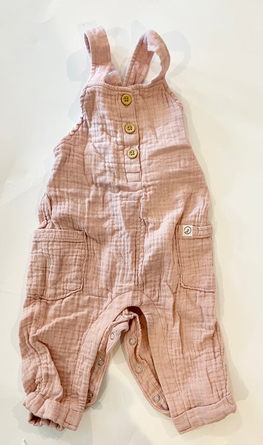 Little planet by carters pink overalls size 6 months