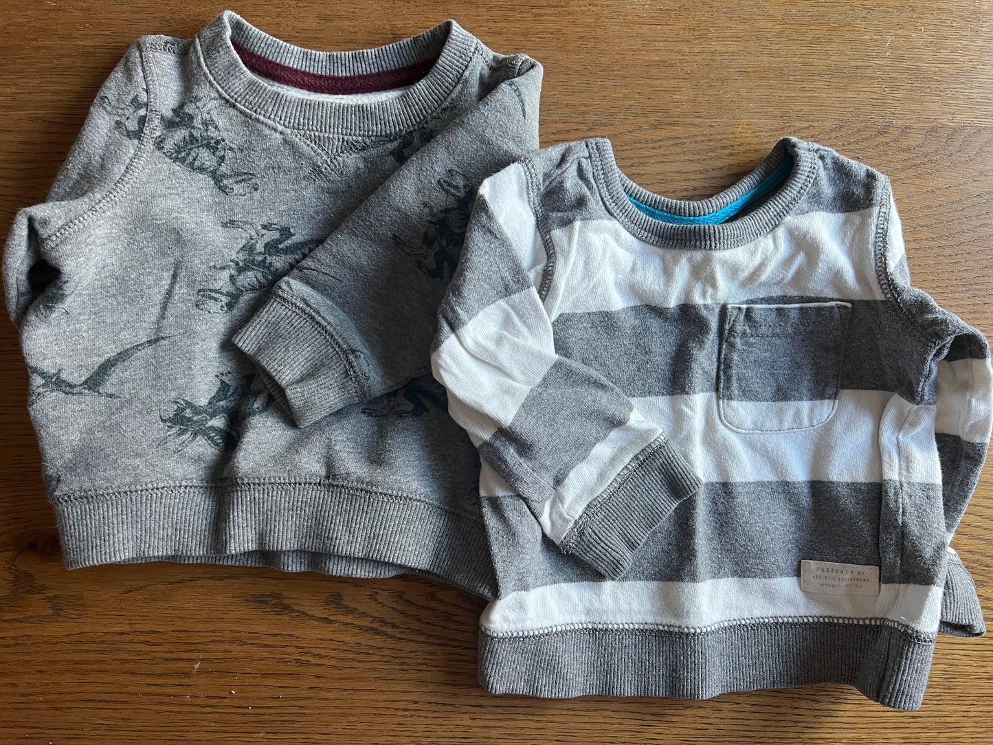 Set of 2 Carter’s sweatshirts 9 months