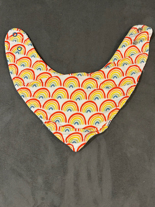 Seller 128 - Little Sleepies Primary Rainbows Bib