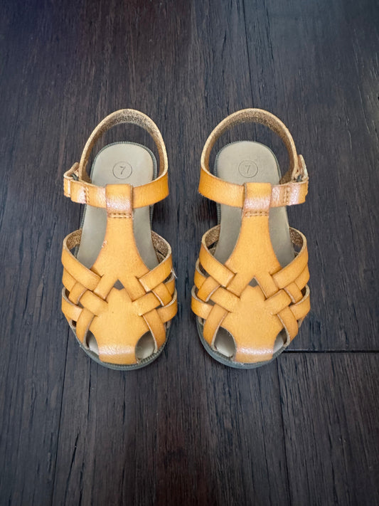 Seller 48, Cat & Jack Sandal, Tan, EUC, Girls size 7