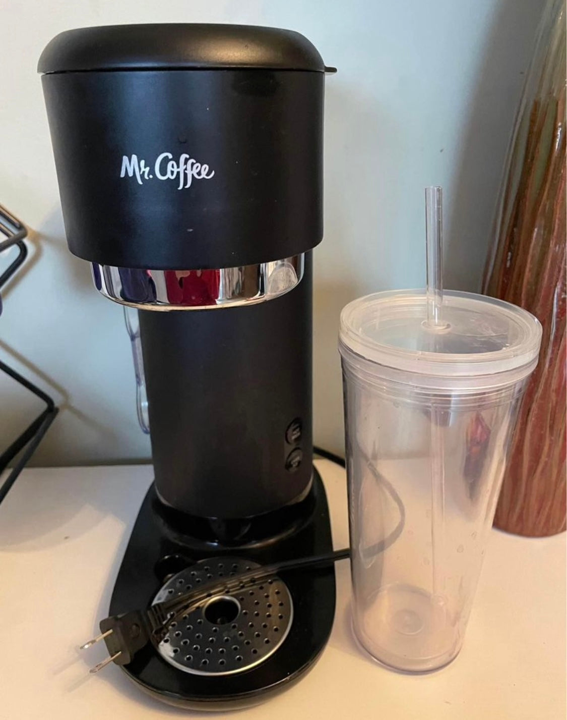 #13 Gently used Mr Coffee Iced or hot coffee maker (single serve).