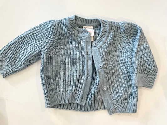 Hanna Andersson blue sweater size 3-6 months
