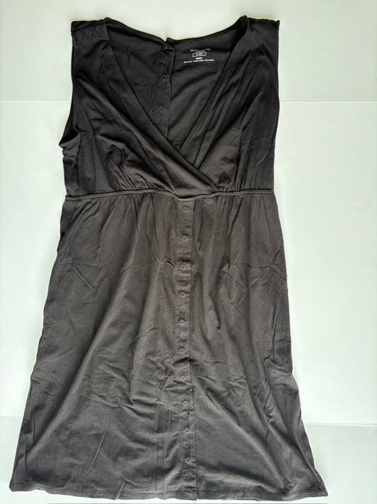 Seller #105 - Maternity Medium Black Motherhood Maternity Labor Gown/Nursing Gown GUC