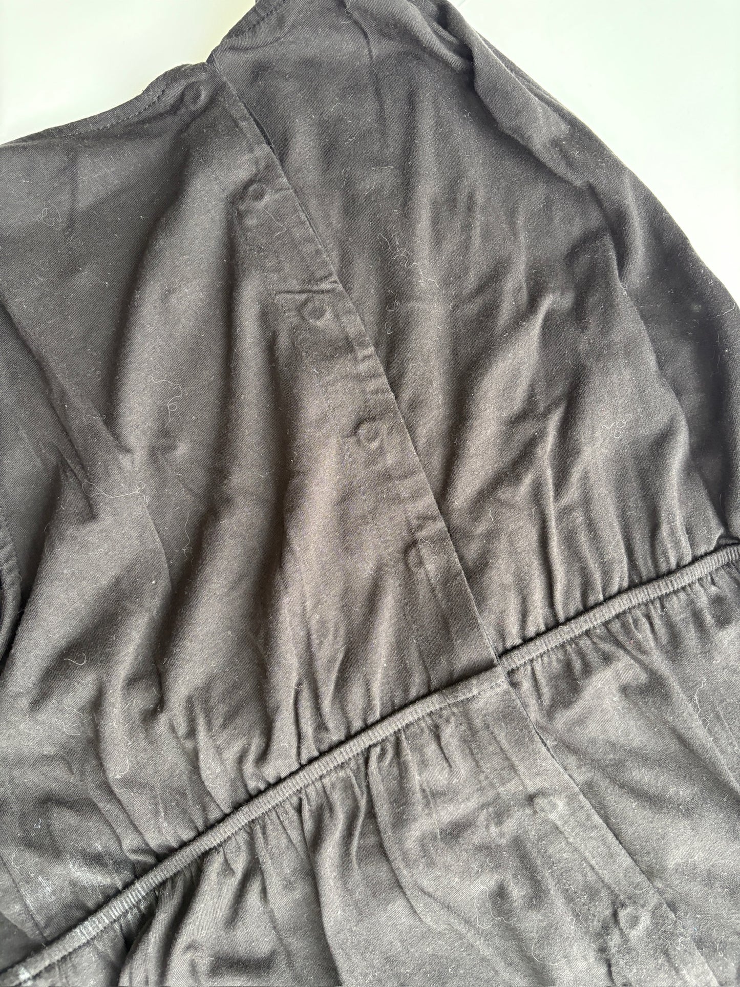 Seller #105 - Maternity Medium Black Motherhood Maternity Labor Gown/Nursing Gown GUC