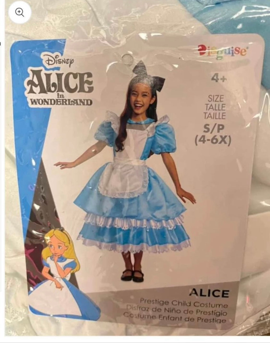 #13 NEW Girl S(4-6X) alice wonderland costume. Disney.