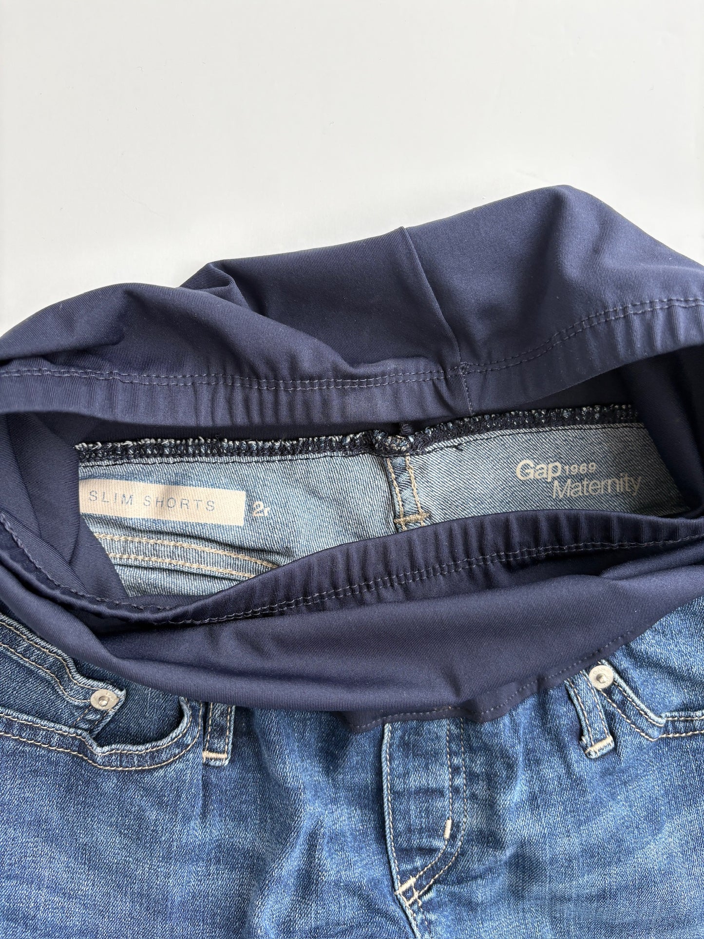 Seller #105 - Maternity Size 2 Gap Jean Shorts GUC