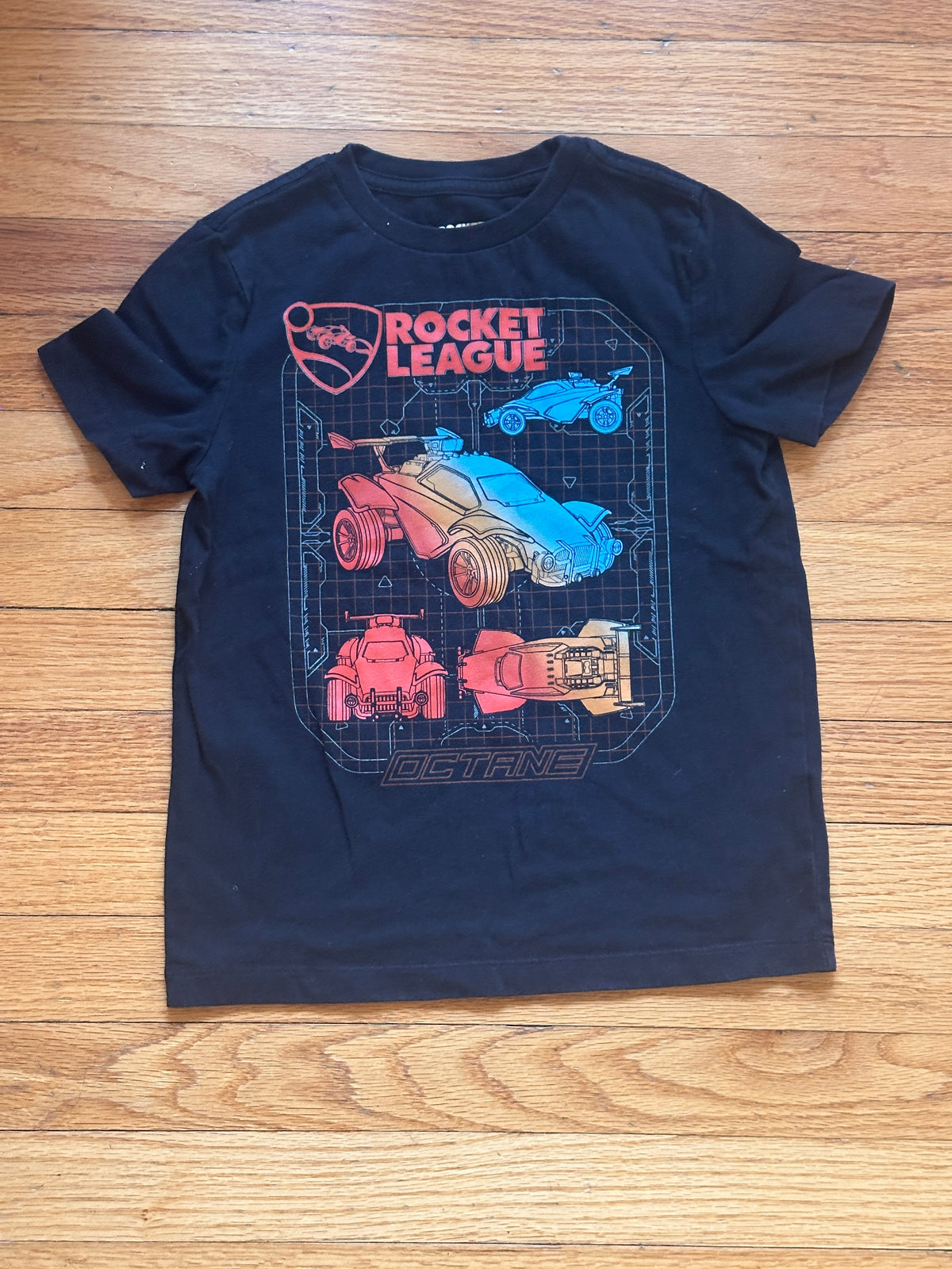 #163 Bundle of 3 T-Shirts (Dinosaur, Cars, Robot) - size 5/6 - EUC