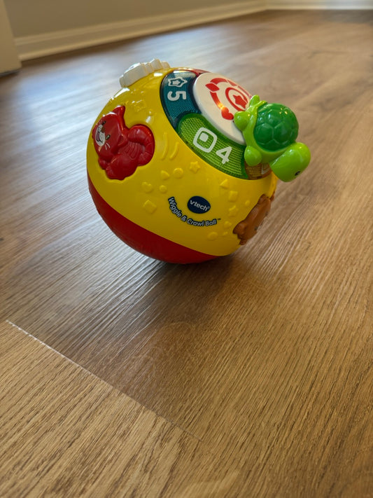 Seller #114 Vtech wiggle and crawl ball