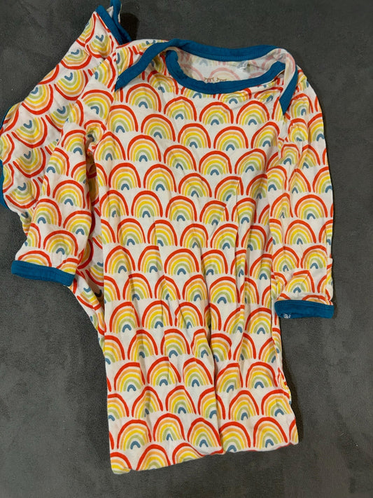Seller 128 - REDUCED Little Sleepies Primary Rainbows Newborn Gown