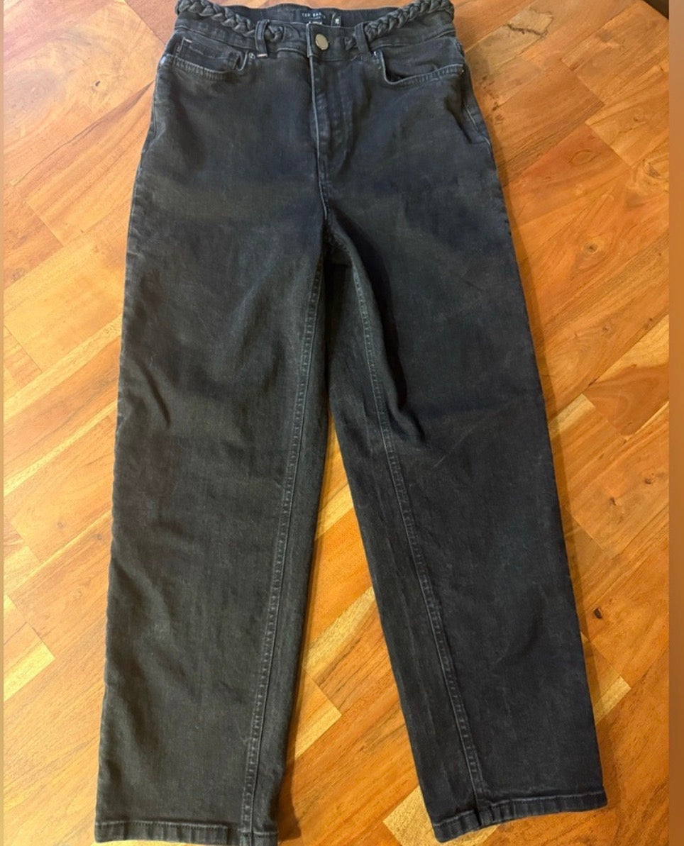 #51 Women’s Size 28 (6) Ted Baker London Braid Belt Jeans