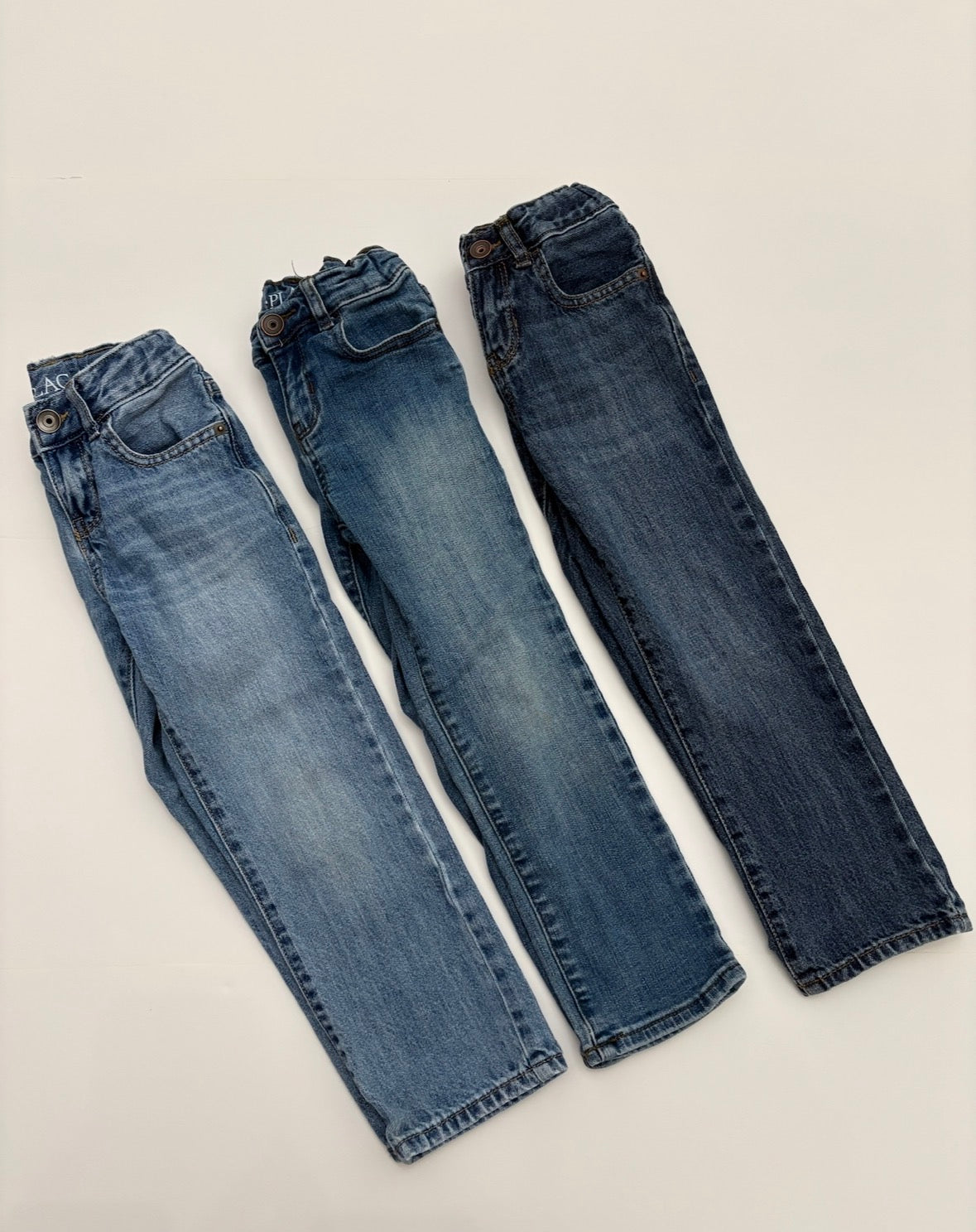 #121 boys 5T Children's Place set of 3 jeans with inside adjusters, VGUC