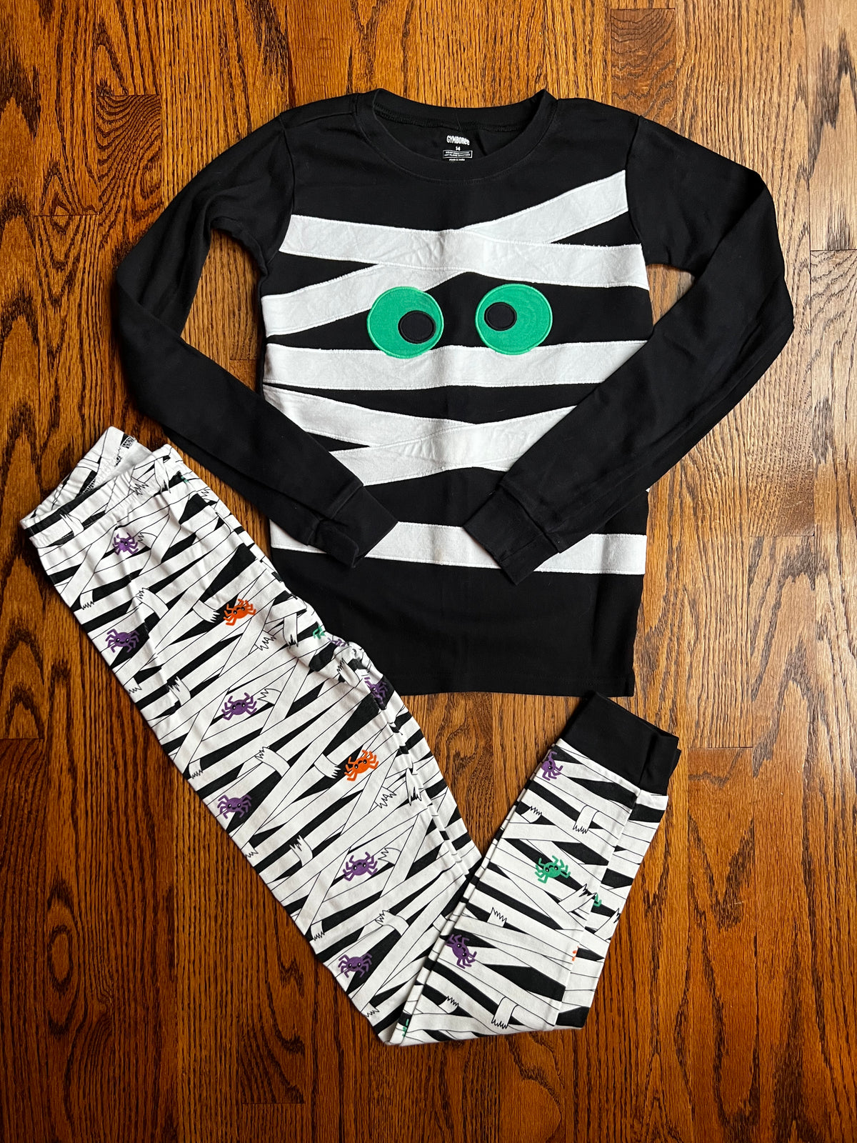 Seller #115 - Gymboree Boys 14 Mummy Halloween Pajamas, VGUC