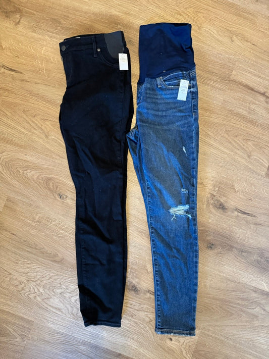 Seller #114 Gap maternity jeans black 10 long and jeans 10 regular