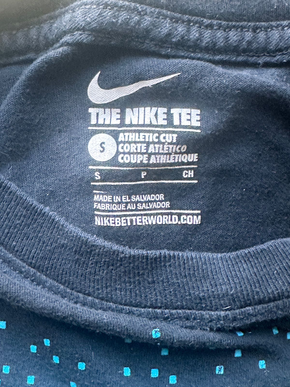 #163 Nike Just Do It Black T-Shirt - size S - VGUC