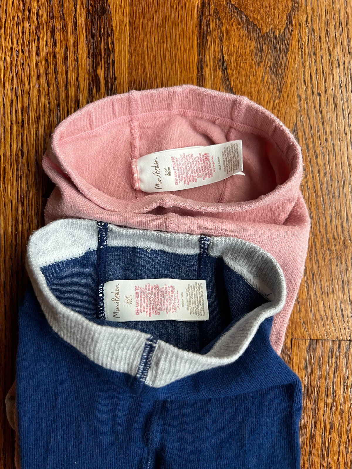 Seller #115 - Boden Girls 2-3Y Tights, 2 Pairs (Pink & Multicolor Stripe), GUC/VGUC