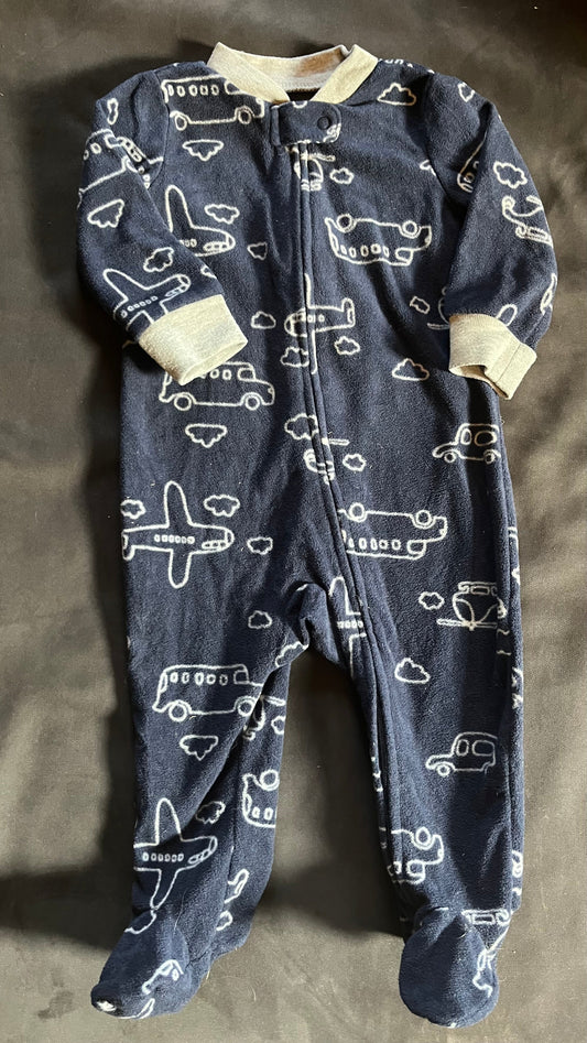 Seller #13 Carter’s 9 months boys fleece sleeper airplanes